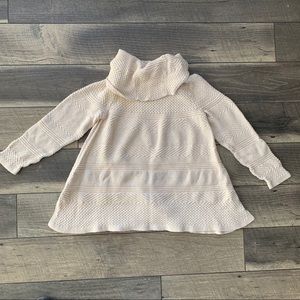 COTTON EIGHT EIGHT EIGHT COWL NECK DRAPE SWEATER